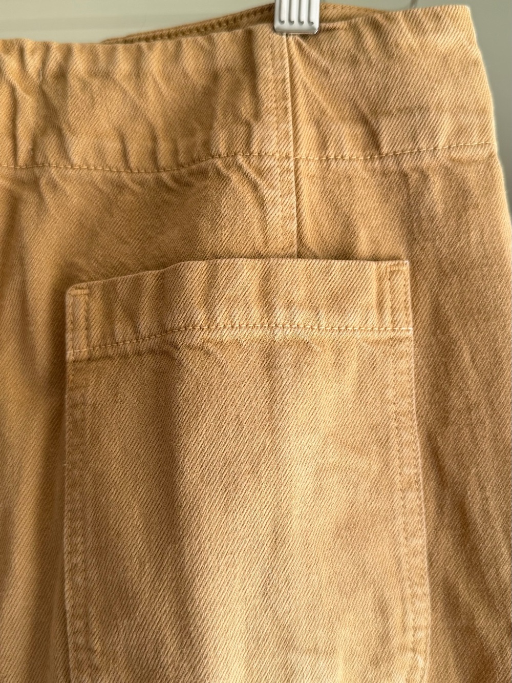 High-Rise Wide-Leg Pants in Light Tan - Picture 15 of 15
